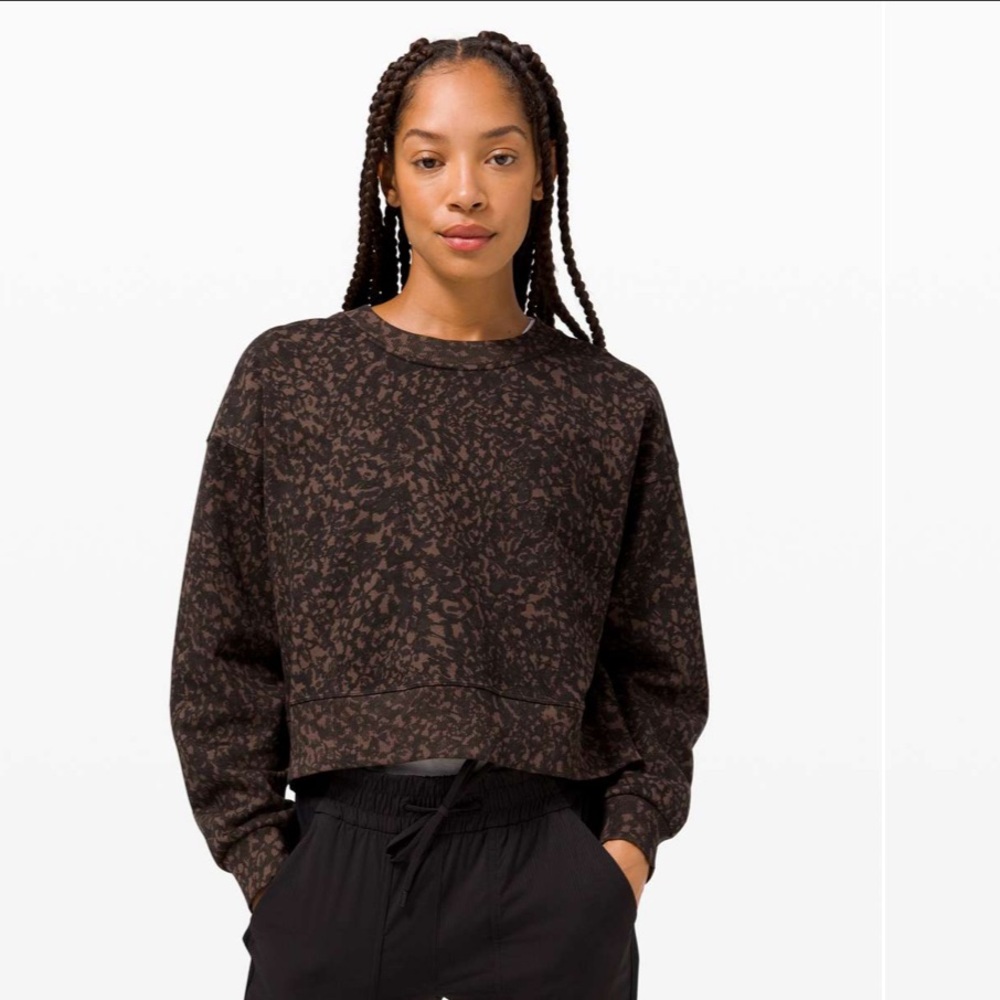 Lululemon Perfectly Oversized Crop Crew